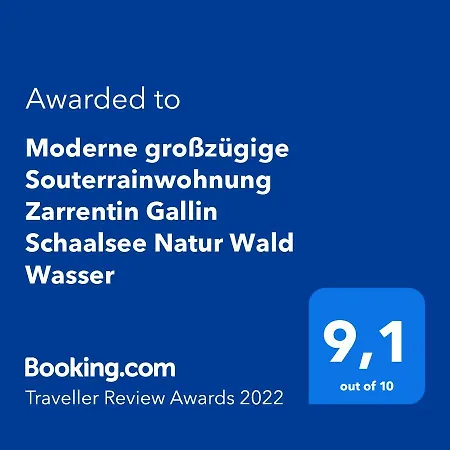 Moderne Grosszuegige Souterrainwohnung Zarrentin Gallin Schaalsee Wald Wasser Apartment